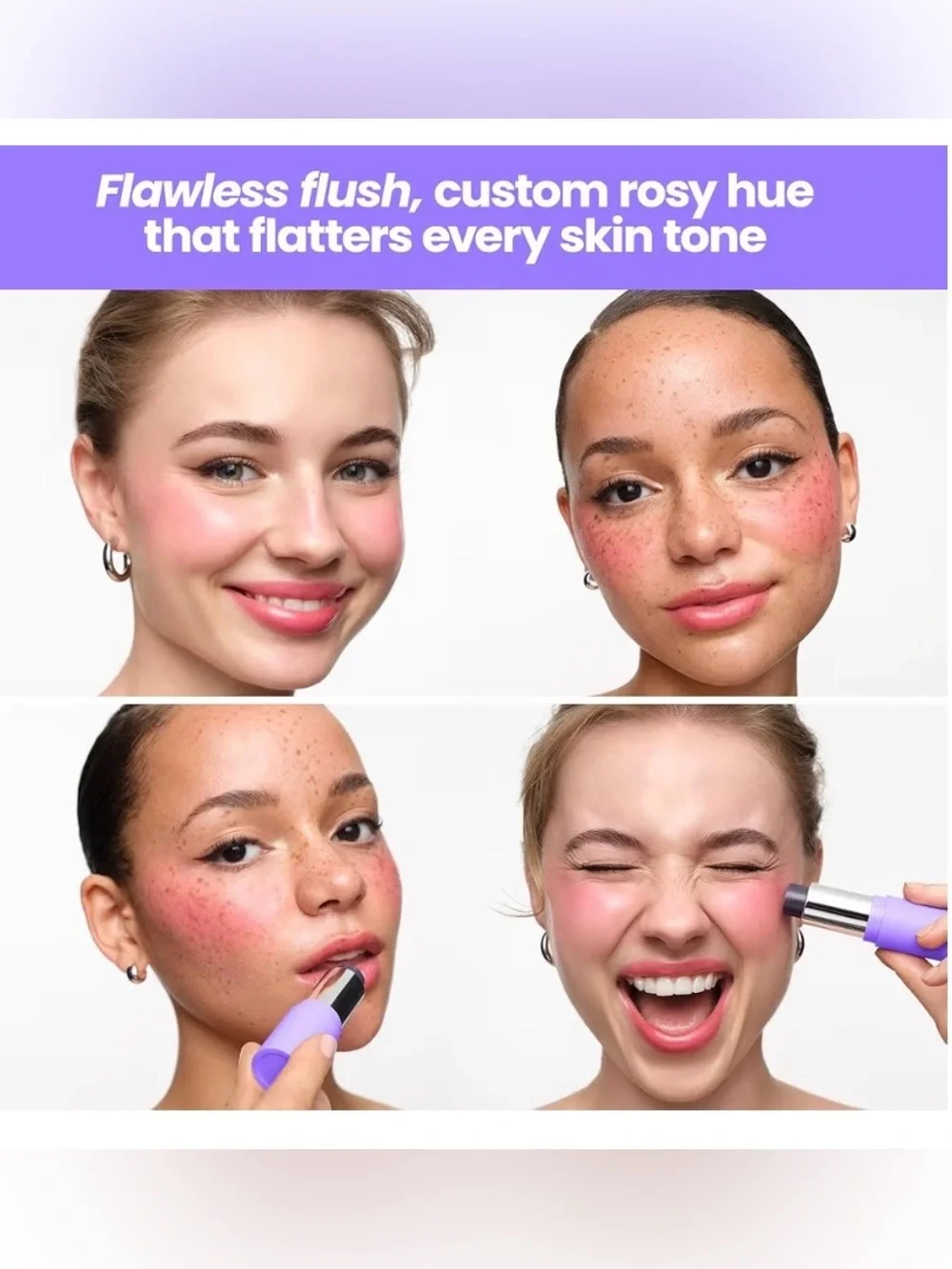 NEW ✨WONDERSKIN Plush Stick ph Adjusting Blush & Lip